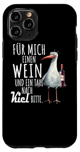 Ein Wein und ein Taxi nach Kiel Ostsee Shirt Möwe Rügen Hülle für iPhone 11 Pro Ein Wein und ein Taxi nach Kiel Ostsee Shirt Möwe Rügen Hülle für iPhone 11 Pro von Ostsee T-Shirt Küstenkind Meerweh Wein Rügen