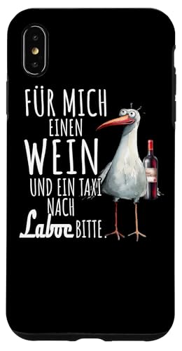 Ein Wein und ein Taxi nach Laboe Ostsee Shirt Möwe Rügen Hülle für iPhone XS Max Ein Wein und ein Taxi nach Laboe Ostsee Shirt Möwe Rügen Hülle für iPhone XS Max von Ostsee T-Shirt Küstenkind Meerweh Wein Rügen
