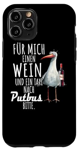 Ein Wein und ein Taxi nach Putbus Ostsee Shirt Möwe Rügen Hülle für iPhone 11 Pro Ein Wein und ein Taxi nach Putbus Ostsee Shirt Möwe Rügen Hülle für iPhone 11 Pro von Ostsee T-Shirt Küstenkind Meerweh Wein Rügen