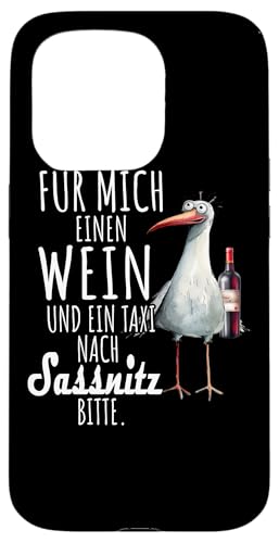 Ein Wein und ein Taxi nach Sassnitz Ostsee Shirt Möwe Rügen Hülle für iPhone 15 Pro Ein Wein und ein Taxi nach Sassnitz Ostsee Shirt Möwe Rügen Hülle für iPhone 15 Pro von Ostsee T-Shirt Küstenkind Meerweh Wein Rügen