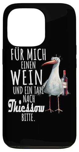 Ein Wein und ein Taxi nach Thiessow Ostsee Shirt Möwe Rügen Hülle für iPhone 13 Pro Ein Wein und ein Taxi nach Thiessow Ostsee Shirt Möwe Rügen Hülle für iPhone 13 Pro von Ostsee T-Shirt Küstenkind Meerweh Wein Rügen