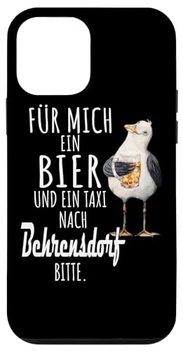 Ein Bier und ein Taxi nach Bekrensdorf Ostsee Shirt Möwe Hülle für iPhone 12 mini Ein Bier und ein Taxi nach Bekrensdorf Ostsee Shirt Möwe Hülle für iPhone 12 mini von Ostsee T-Shirt Küstenkind Ostsee Meerweh Möwe