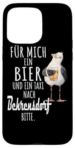 Ein Bier und ein Taxi nach Bekrensdorf Ostsee Shirt Möwe Hülle für iPhone 15 Pro Max Ein Bier und ein Taxi nach Bekrensdorf Ostsee Shirt Möwe Hülle für iPhone 15 Pro Max von Ostsee T-Shirt Küstenkind Ostsee Meerweh Möwe