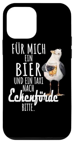 Ein Bier und ein Taxi nach Eckenförde Ostsee Shirt Möwe Hülle für iPhone 12 mini von Ostsee T-Shirt Küstenkind Ostsee Meerweh Möwe