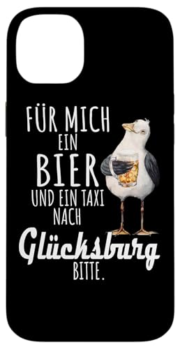 Ein Bier und ein Taxi nach Glücksburg Ostsee Shirt Möwe Hülle für iPhone 14 Plus Ein Bier und ein Taxi nach Glücksburg Ostsee Shirt Möwe Hülle für iPhone 14 Plus von Ostsee T-Shirt Küstenkind Ostsee Meerweh Möwe