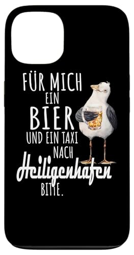 Ein Bier und ein Taxi nach Heiligenhafen Ostsee Shirt Möwe Hülle für iPhone 13 von Ostsee T-Shirt Küstenkind Ostsee Meerweh Möwe