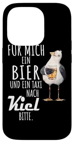 Ein Bier und ein Taxi nach Kiel Ostsee Shirt Möwe Hülle für iPhone 14 Pro Ein Bier und ein Taxi nach Kiel Ostsee Shirt Möwe Hülle für iPhone 14 Pro von Ostsee T-Shirt Küstenkind Ostsee Meerweh Möwe