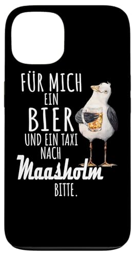 Ein Bier und ein Taxi nach Maasholm Ostsee Shirt Möwe Hülle für iPhone 13 von Ostsee T-Shirt Küstenkind Ostsee Meerweh Möwe