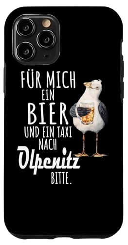 Ein Bier und ein Taxi nach Olpenitz Ostsee Shirt Möwe Hülle für iPhone 11 Pro von Ostsee T-Shirt Küstenkind Ostsee Meerweh Möwe