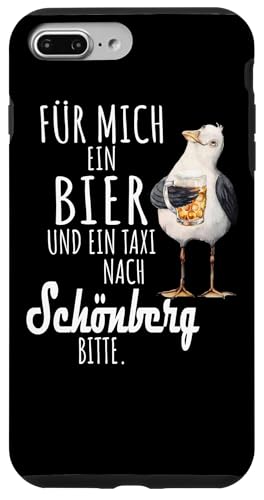Ein Bier und ein Taxi nach Schönberg Ostsee Shirt Möwe Hülle für iPhone 7 Plus/8 Plus von Ostsee T-Shirt Küstenkind Ostsee Meerweh Möwe