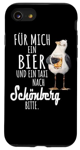Ein Bier und ein Taxi nach Schönberg Ostsee Shirt Möwe Hülle für iPhone SE (2020) / 7 / 8 von Ostsee T-Shirt Küstenkind Ostsee Meerweh Möwe