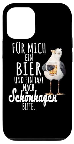 Ein Bier und ein Taxi nach Schönhagen Ostsee Shirt Möwe Hülle für iPhone 12/12 Pro Ein Bier und ein Taxi nach Schönhagen Ostsee Shirt Möwe Hülle für iPhone 12/12 Pro von Ostsee T-Shirt Küstenkind Ostsee Meerweh Möwe