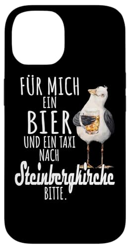 Ein Bier und ein Taxi nach Steinbergkirche Ostsee Shirt Möwe Hülle für iPhone 14 Ein Bier und ein Taxi nach Steinbergkirche Ostsee Shirt Möwe Hülle für iPhone 14 von Ostsee T-Shirt Küstenkind Ostsee Meerweh Möwe