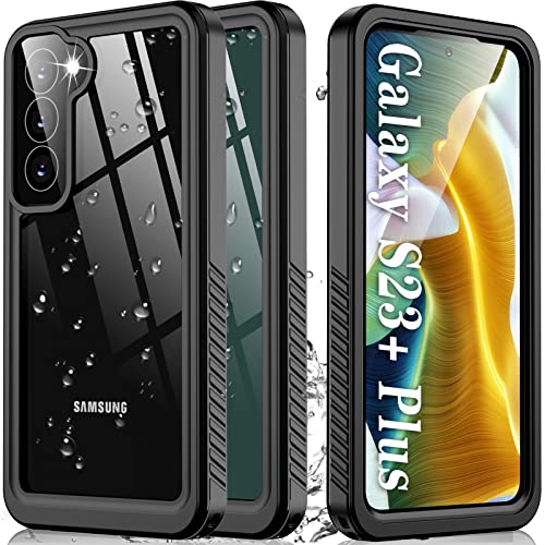 Oterkin Schutzhülle für Samsung Galaxy S23 Plus, IP68, wasserdicht, stoßfest, mit integriertem Displayschutz, Rundumschutz für Vorder- und Rückseite für Samsung Galaxy S23 Plus 6.6 Zoll von Oterkin