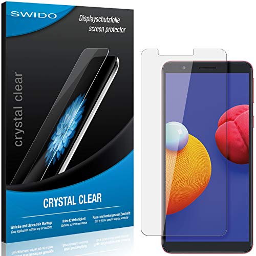 SWIDO Panzer Schutz Folie kompatibel mit Samsung Galaxy A01 Core, Displayschutzfolie, Panzerglas Folie, Ultra-Klar, 2 Stück, Made in Germany von Other