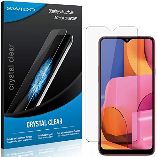 SWIDO Panzer Schutz Folie kompatibel mit Samsung Galaxy A20s, Displayschutzfolie, Panzerglas Folie, Ultra-Klar, 2 Stück, Made in Germany von Other