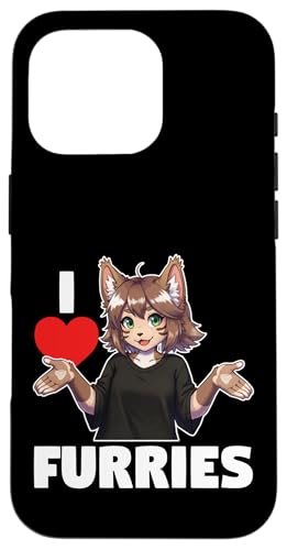 Ich liebe Furries Heart Furry Alter Kin Otherkin Therian Hülle für iPhone 16 Pro Ich liebe Furries Heart Furry Alter Kin Otherkin Therian Hülle für iPhone 16 Pro von Otherkin Therian Therianthrope Therianthropy Furry