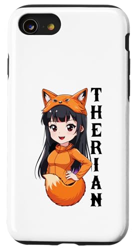 Pelzige Person Fuchs Mädchen Lustig Alter Kin Otherkin Therian Hülle für iPhone SE (2020) / 7 / 8 von Otherkin Therian Therianthrope Therianthropy Furry