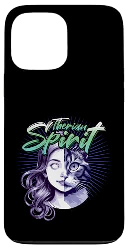 Therian Spirit Katze Fuchs Dame Alter Kin Otherkin Therian Furry Hülle für iPhone 13 Pro Max von Otherkin Therian Therianthrope Therianthropy Furry