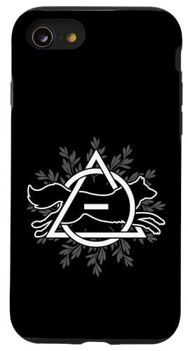 Theta-Delta, Therianisches Symbol, Alter Kin, Furries, Otherkin, Wolf Hülle für iPhone SE (2020) / 7 / 8 von Otherkin Therian Therianthrope Therianthropy Furry