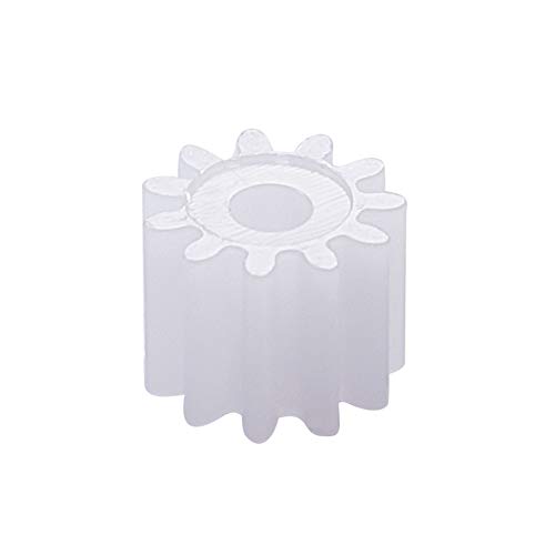 Othmro 11 Zähne Kunststoff Getriebe Set Motor Zubehör - 10 Stück Kunststoff Spindel Schneckengetriebe Set Zahnrad weiß 6,5 x 2 mm 0,5 Modul 5 mm Dicke Modell 112A für DIY RC Auto Roboter Motor Othmro 11 Zähne Kunststoff Getriebe Set Motor Zubehör - 10 Stück Kunststoff Spindel Schneckengetriebe Set Zahnrad weiß 6,5 x 2 mm 0,5 Modul 5 mm Dicke Modell 112A für DIY RC Auto Roboter Motor von Othmro