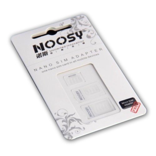 Diverse Noosy SIM Adapter Mix-Kit 3er Pack (Micro+Nano) von Noosy