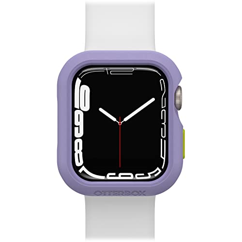 OtterBox All Day Bumper für Apple Watch Series 9/8/7 - 41mm, stoßfeste, sturzsichere, schlanke Schutzhülle für Apple Watch, schützt den Display und die Kanten, Lila/Gelb von OtterBox