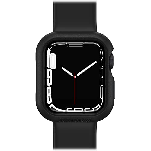 OtterBox All Day Bumper für Apple Watch Series 9/8/7 - 41mm, stoßfeste, sturzsichere, schlanke Schutzhülle für Apple Watch, schützt den Display und die Kanten, Schwarz/Grau von OtterBox