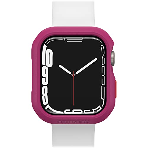 OtterBox All Day Bumper für Apple Watch Series 9/8/7 - 45mm, stoßfeste, sturzsichere, schlanke Schutzhülle für Apple Watch, schützt den Display und die Kanten, Rosa/Rot von OtterBox