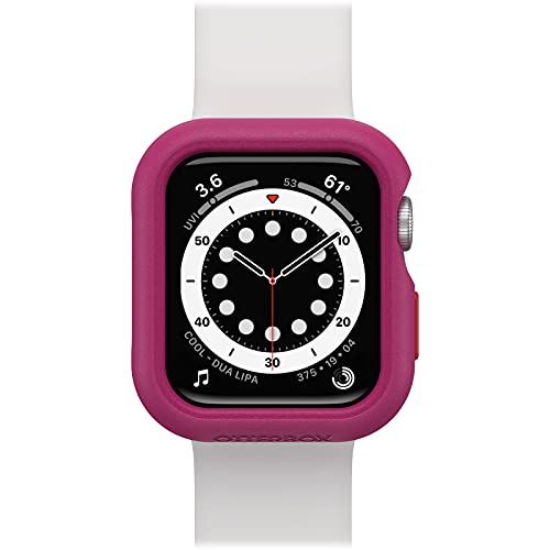 OtterBox All Day Bumper für Apple Watch Series SE 2. gen/SE 1. gen/6/5/4 40mm, stoßfeste, sturzsichere, schlanke Schutzhülle für Apple Watch, schützt den Display und die Kanten, Dunkelrosa von OtterBox