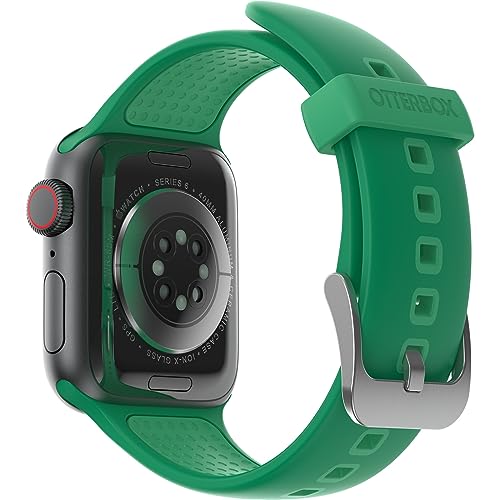 OtterBox All Day Uhrenarmband für Apple Watch Series 9/8/7/6/SE 2. gen/SE 1. gen/5/4/3 - 38mm/40mm/41mm, weiches, angenehmes und strapazierfähiges Silikonband für Apple Watch, Hellgrün von OtterBox