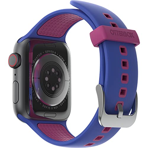 OtterBox All Day Uhrenarmband für Apple Watch Series 9/8/7/6/SE 2. gen/SE 1. gen/5/4/3 - 42mm/44mm/45mm, Weiches, Angenehmes und Strapazierfähiges Silikonband für Apple Watch, Blau/Lila OtterBox All Day Uhrenarmband für Apple Watch Series 9/8/7/6/SE 2. gen/SE 1. gen/5/4/3 - 42mm/44mm/45mm, Weiches, Angenehmes und Strapazierfähiges Silikonband für Apple Watch, Blau/Lila von OtterBox
