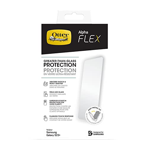 OtterBox Alpha Flex Displayschutz für Galaxy S23+, ultra starker Schutz vor Brüchen und Kratzern, antimikrobieller Schutz OtterBox Alpha Flex Displayschutz für Galaxy S23+, ultra starker Schutz vor Brüchen und Kratzern, antimikrobieller Schutz von OtterBox