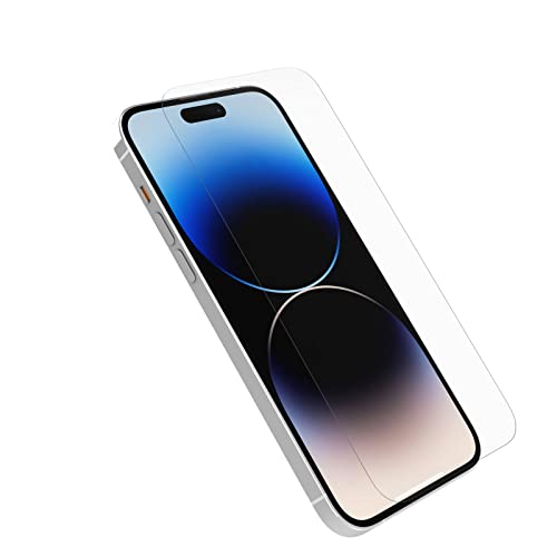 OtterBox Amplify Glass Displayschutz für iPhone 14 Pro Max, gehärtetes Glas, x5 Kratzschutz, übersteht Stürze bis zu 1.8m, antimikrobieller Schutz - Keine Einzelhandelsverpackung von OtterBox