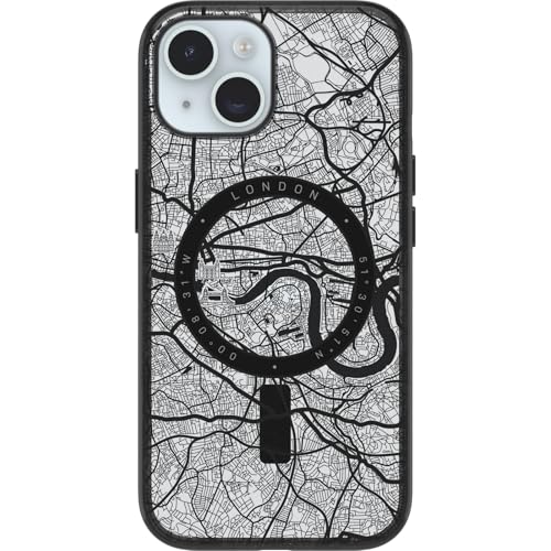 OtterBox Clear Case Serie mit MagSafe für iPhone 15, stoßfest, sturzsicher, Ultra-dünn, schützende dünne Hülle, 3X getestet nach Militärstandard, London OtterBox Clear Case Serie mit MagSafe für iPhone 15, stoßfest, sturzsicher, Ultra-dünn, schützende dünne Hülle, 3X getestet nach Militärstandard, London von OtterBox