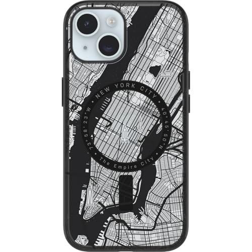 OtterBox Clear Case Serie mit MagSafe für iPhone 15, stoßfest, sturzsicher, Ultra-dünn, schützende dünne Hülle, 3X getestet nach Militärstandard, New York von OtterBox