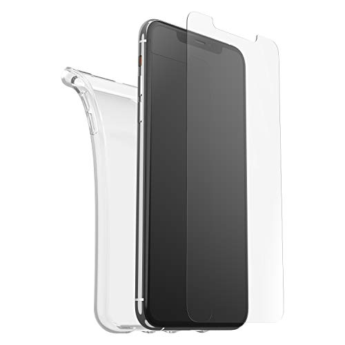 OtterBox Clearly Protected Skin Bundle Extra Slim Silikon Schutzhülle + Performance Glas Display Schutzglas, geeignet für Apple iPhone 11 Pro Max, transparent von OtterBox