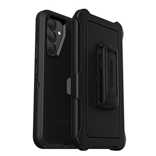 OtterBox Defender Hülle für Samsung Galaxy A54 5G, stoßfest, sturzsicher, ultra-robust, schützende Hülle, 4x getestet nach Militärstandard, Schwarz, Keine Einzelhandelsverpackung von OtterBox