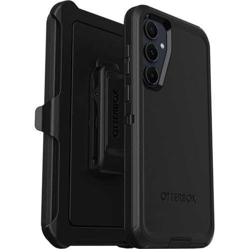 OtterBox Defender Hülle für Samsung Galaxy A55 5G, stoßfest, sturzsicher, extrem robust, Schutzhülle, 5X mehr Stürze als nach Militärstandard, kompatibel mit kabellosem Aufladen, Schwarz OtterBox Defender Hülle für Samsung Galaxy A55 5G, stoßfest, sturzsicher, extrem robust, Schutzhülle, 5X mehr Stürze als nach Militärstandard, kompatibel mit kabellosem Aufladen, Schwarz von OtterBox
