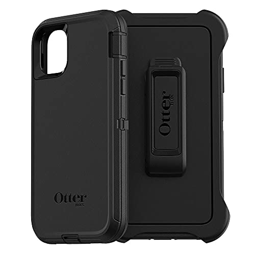 OtterBox Defender Hülle für iPhone 11, stoßfest, sturzsicher, ultra-robust, schützende Hülle, 4x getestet nach Militärstandard, Schwarz von OtterBox