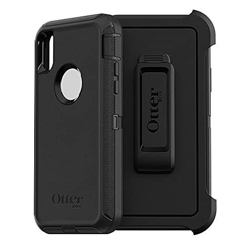 OtterBox Defender Hülle für iPhone X / iPhone Xs, stoßfest, sturzsicher, ultra-robust, schützende Hülle, 4x getestet nach Militärstandard, Schwarz von OtterBox