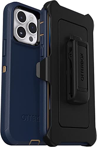 OtterBox Defender Serie Screenless Edition für iPhone 14 Pro Max (nur Bildschirm) – Blaue Wildlederschuhe (blau), Navy, 77-88396 von OtterBox