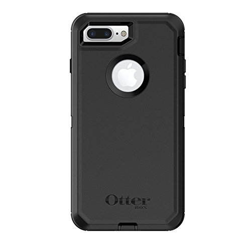 OtterBox Defender Series Schutzhülle für iPhone 8 Plus & iPhone 7 Plus (nur) – frustfreie Verpackung – Schwarz von OtterBox