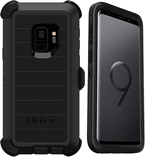OtterBox Defender Series Schutzhülle und Gürtelclip für Samsung Galaxy S9, Schwarz von OtterBox