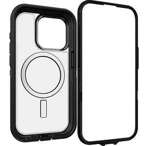 OtterBox Defender Series XT Handy-Cover für Apple iPhone 15 Pro transparent, schwarz von OtterBox