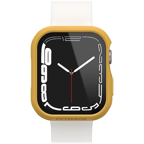 OtterBox Eclipse Bumper mit integrierter Displayschutzglas für Apple Watch Series 9/8/7 - 45mm, gehärtetes Glas, stoßfeste, sturzsichere und schlanke Schutzhülle für Apple Watch, Gelb von OtterBox