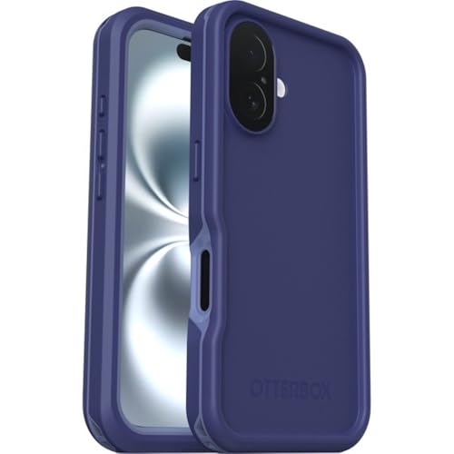 OtterBox Frē Series MagSafe Hülle für iPhone 16, Wasserdicht (IP68), stoßfest, schmutzabweisend, Hülle mit integriertem Displayschutz, 5X getestet nach Militärstandard, Lila von OtterBox