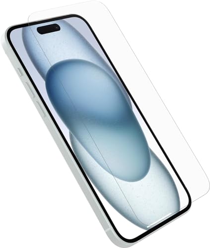 OtterBox Glass Displayschutz für iPhone 15 Pro gehärtetes Glas, Schutz vor Brüchen, Kratzern und Stürzen von OtterBox