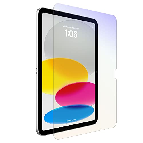 OtterBox Kids Blue Light Alpha Glass Displayschutz für iPad 10,9" (10. gen 2022), gehärtetes Glas, x2 Kratzschutz, antimikrobiellef, Keine Einzelhandelsverpackung von OtterBox