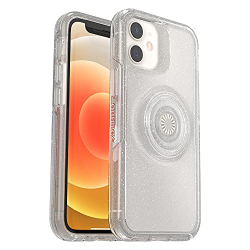 OtterBox Otter+Pop Hülle für iPhone 12 mini, stoßfest, sturzsicher, schützende Hülle mit PopSockets PopGrip, 3x getestet nach Militärstandard, Stardust von OtterBox